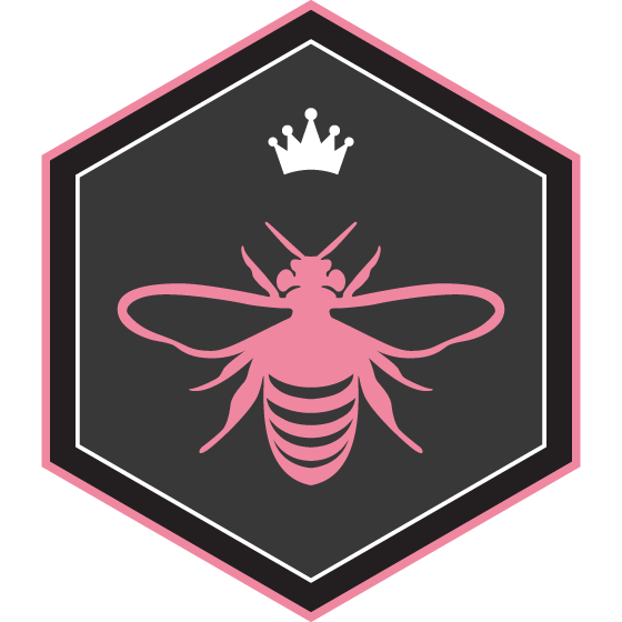 Basic Bee Queen Bee Badge